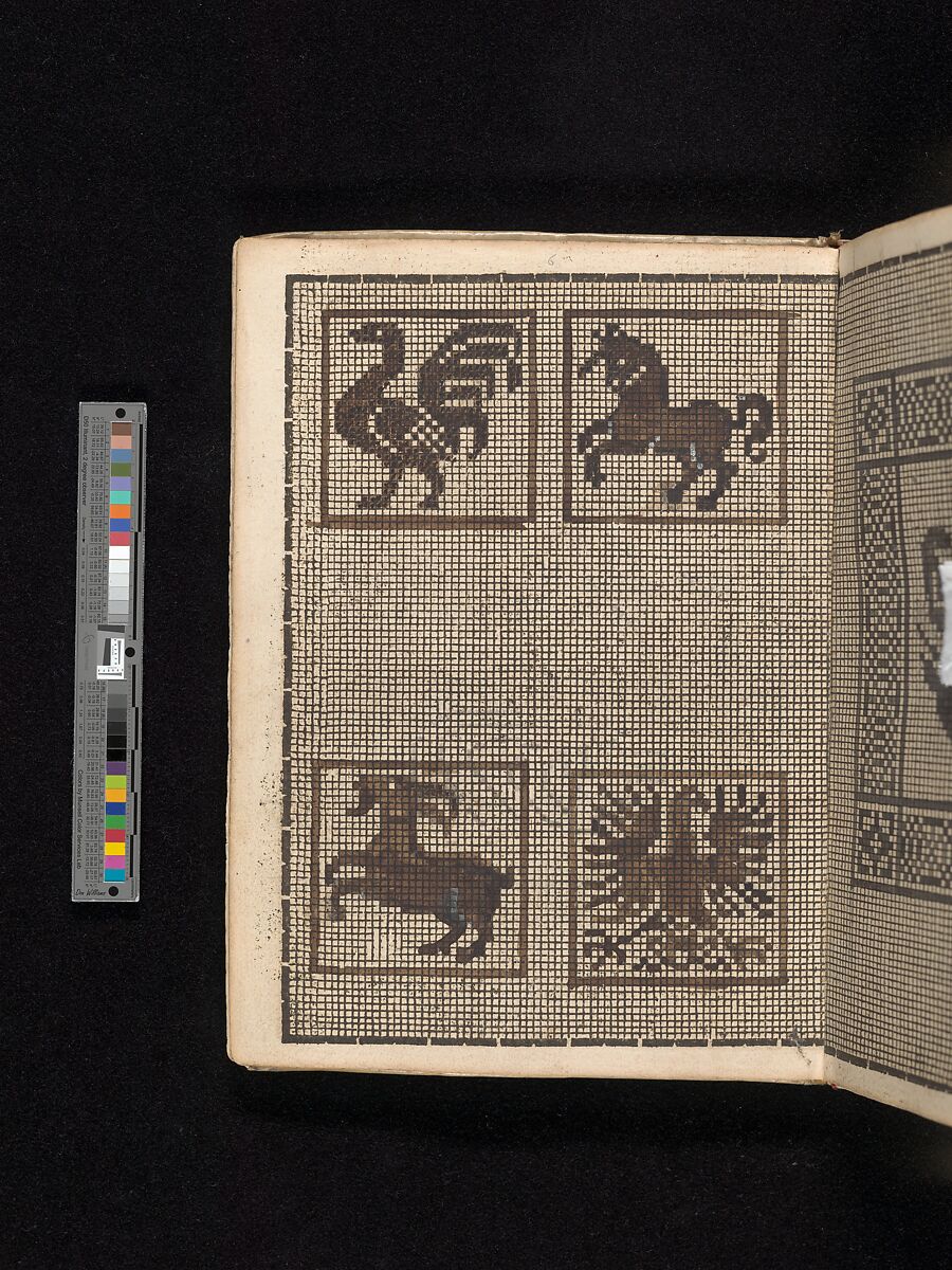 Manuscript album of designs for lace and embroidery, Anonymous, German, 16th century, Woodcut, ms