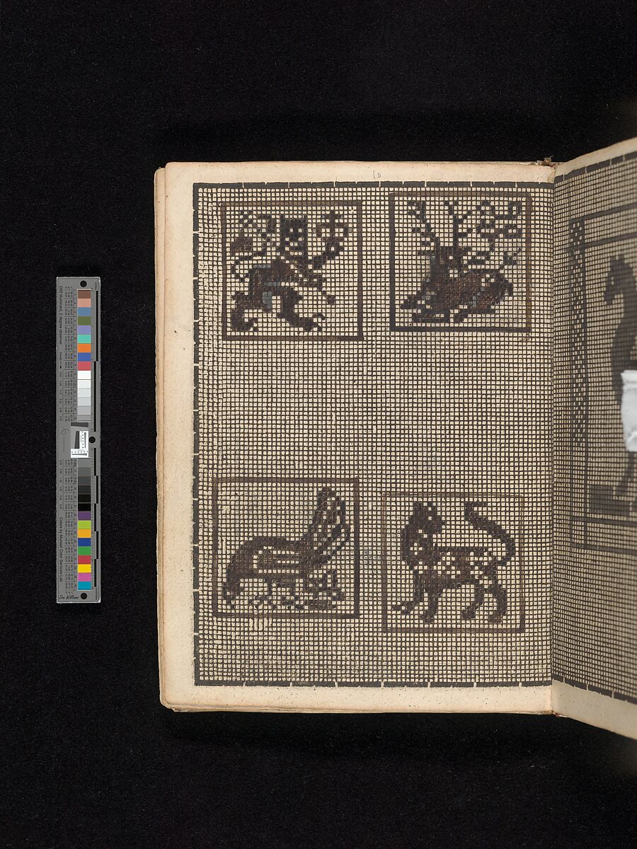 Manuscript album of designs for lace and embroidery, Anonymous, German, 16th century, Woodcut, ms