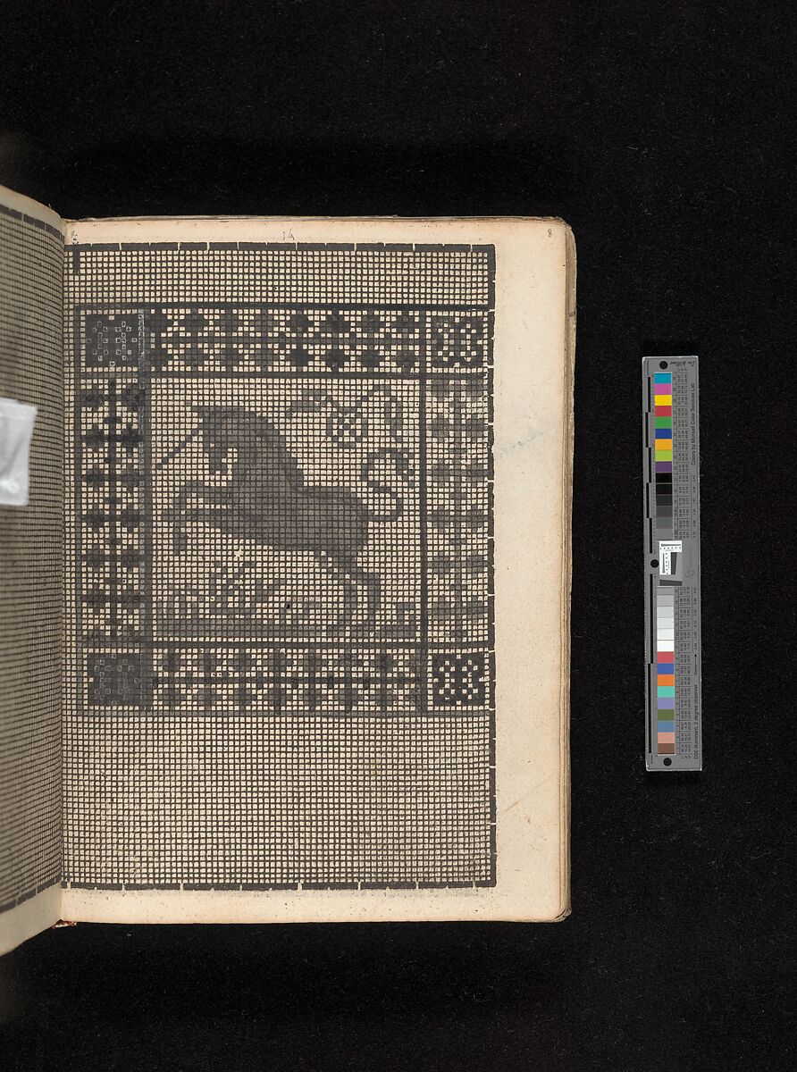 Manuscript album of designs for lace and embroidery, Anonymous, German, 16th century, Woodcut, ms