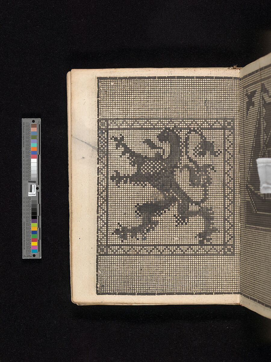 Manuscript album of designs for lace and embroidery, Anonymous, German, 16th century, Woodcut, ms