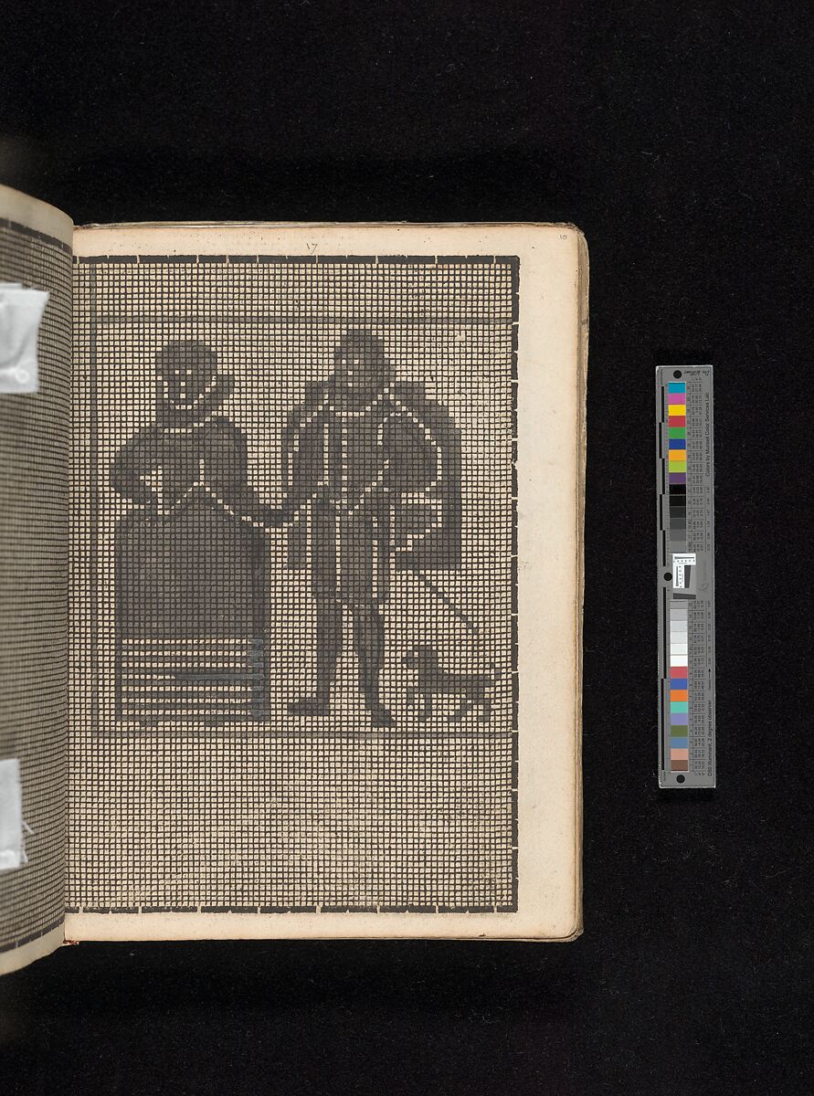 Manuscript album of designs for lace and embroidery, Anonymous, German, 16th century, Woodcut, ms