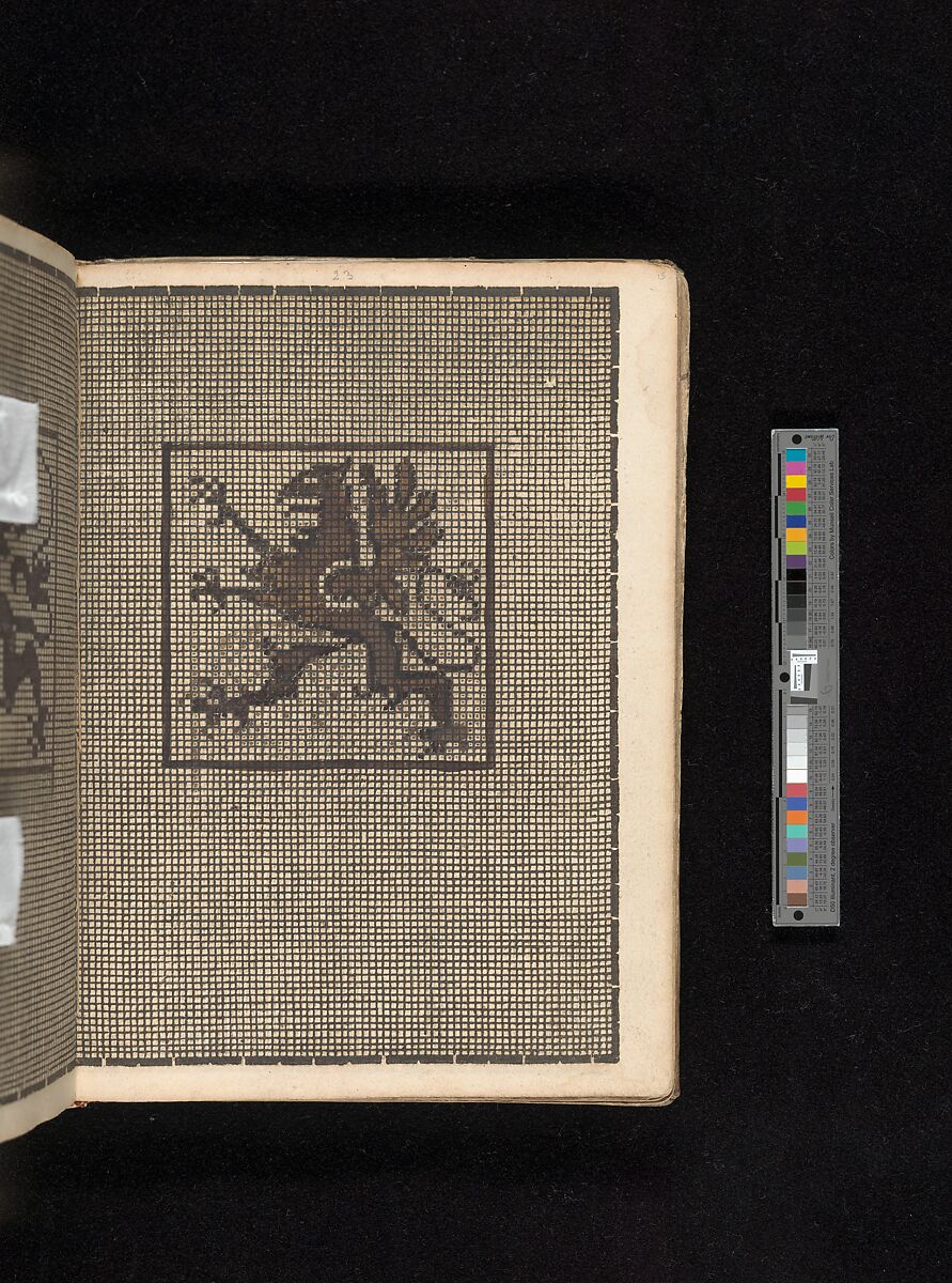 Manuscript album of designs for lace and embroidery, Anonymous, German, 16th century, Woodcut, ms