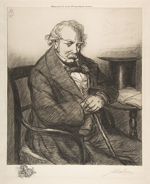 Charles Paul de Kock, John Sloan (American, Lock Haven, Pennsylvania 1871–1951 Hanover, New Hampshire), Etching 