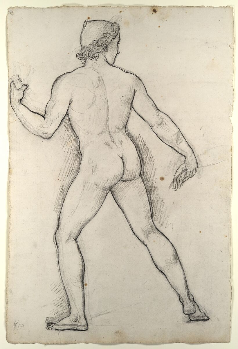 Group of studies for "Castor and Pollux Freeing Helen", Joseph-Ferdinand Lancrenon (French, Lods 1794–1874 Lods), See records for individual drawings