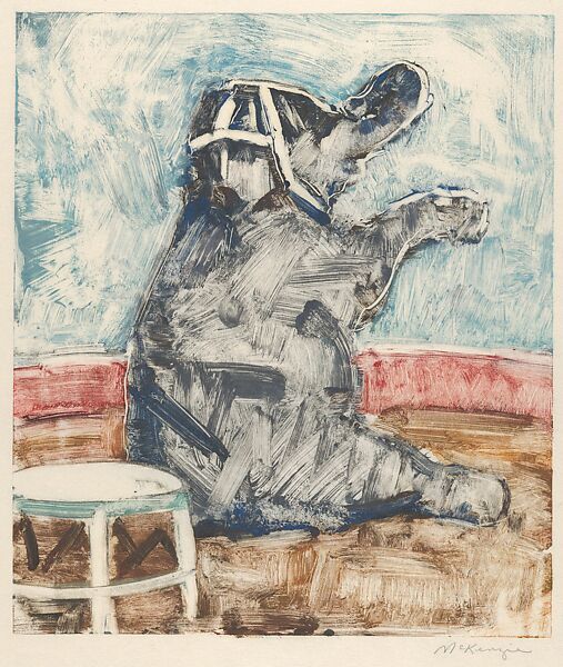 Circus, Mary Beth McKenzie (American, born Cleveland, Ohio, 1946), A suite of 13 monotypes