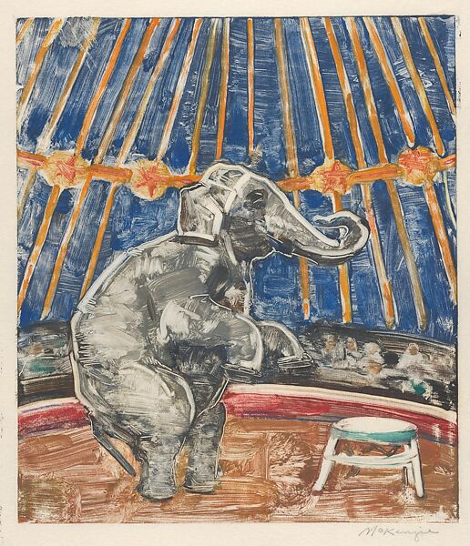 Circus, Mary Beth McKenzie (American, born Cleveland, Ohio, 1946), A suite of 13 monotypes