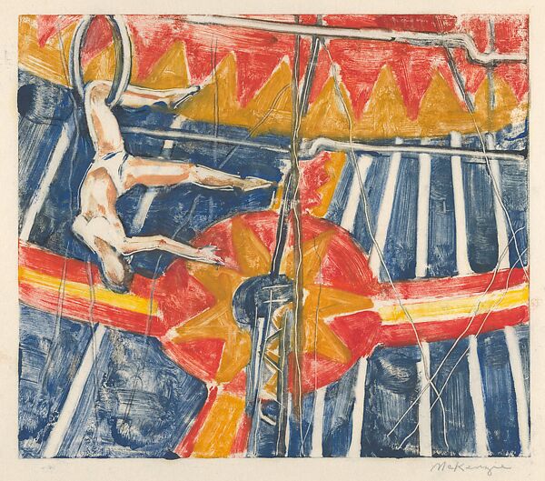 Circus, Mary Beth McKenzie (American, born Cleveland, Ohio, 1946), A suite of 13 monotypes