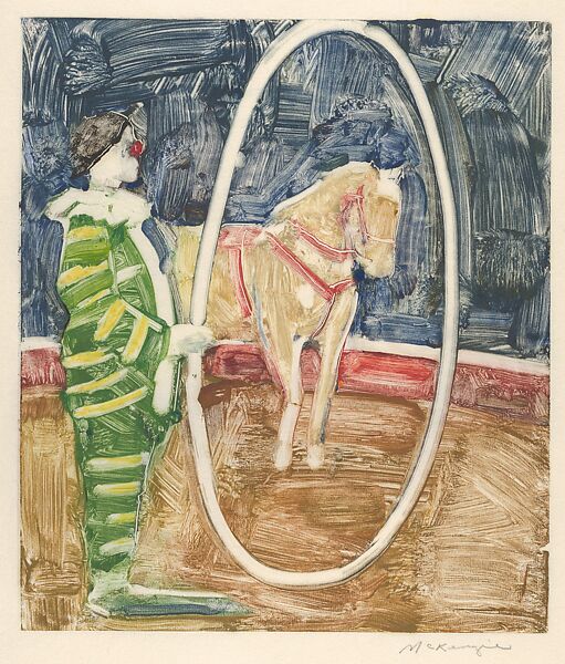 Circus, Mary Beth McKenzie (American, born Cleveland, Ohio, 1946), A suite of 13 monotypes