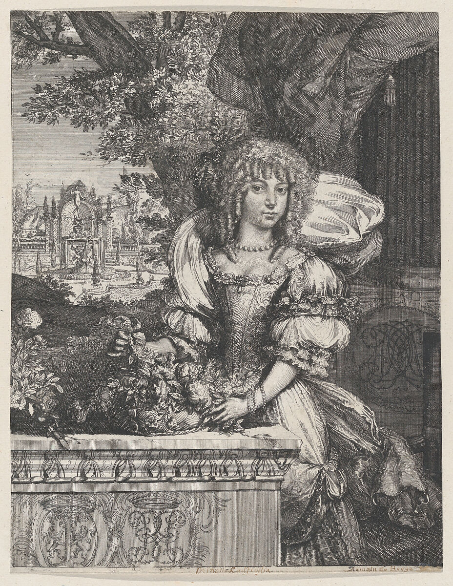 Portrait of Mary Stuart, Romeyn de Hooghe (Dutch, Amsterdam 1645–1708 Haarlem), Etching 