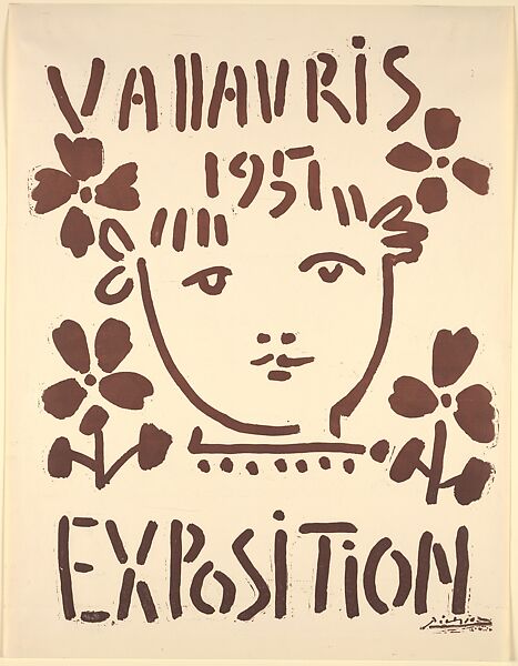 Vallauris Exhibition 1951, Pablo Picasso (Spanish, Malaga 1881–1973 Mougins, France), Linoleum cut 