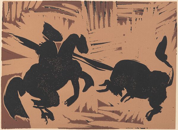Lance I, Pablo Picasso (Spanish, Malaga 1881–1973 Mougins, France), Linoleum cut