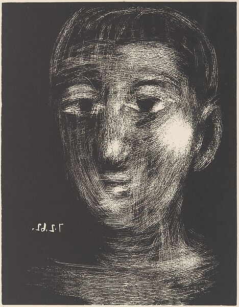 Head of a Boy III, Pablo Picasso (Spanish, Malaga 1881–1973 Mougins, France), Linoleum cut