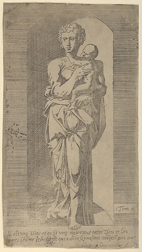 Virgin and Child in a Niche