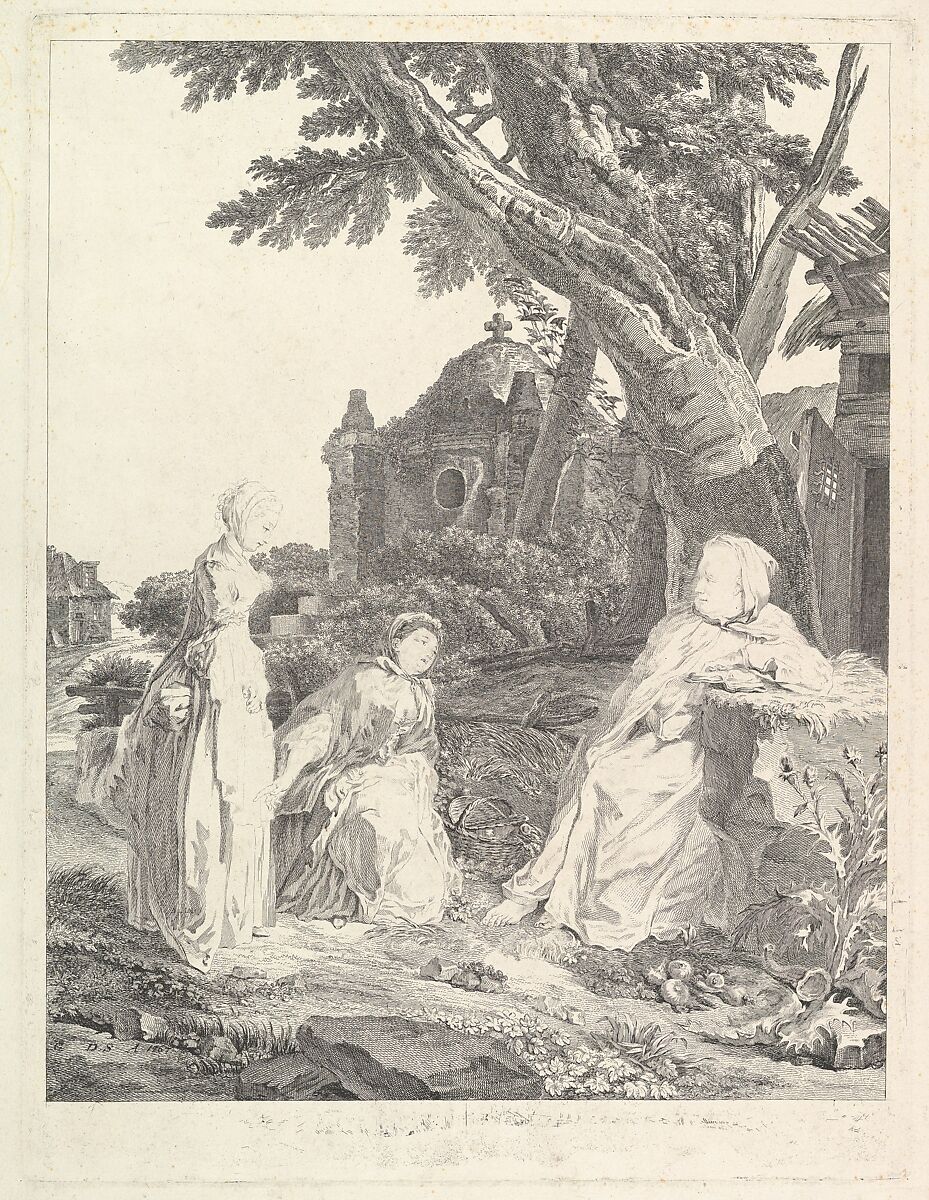 Frère Luce, After Gabriel de Saint-Aubin (French, Paris 1724–1780 Paris), Etching 