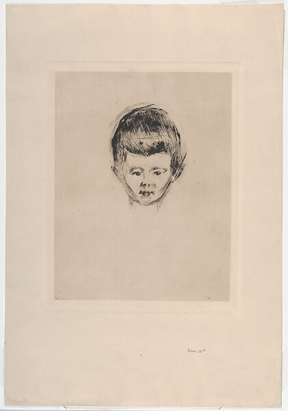 Andreas Schwarz, Edvard Munch (Norwegian, Løten 1863–1944 Ekely), Drypoint; first state of two (Woll) 