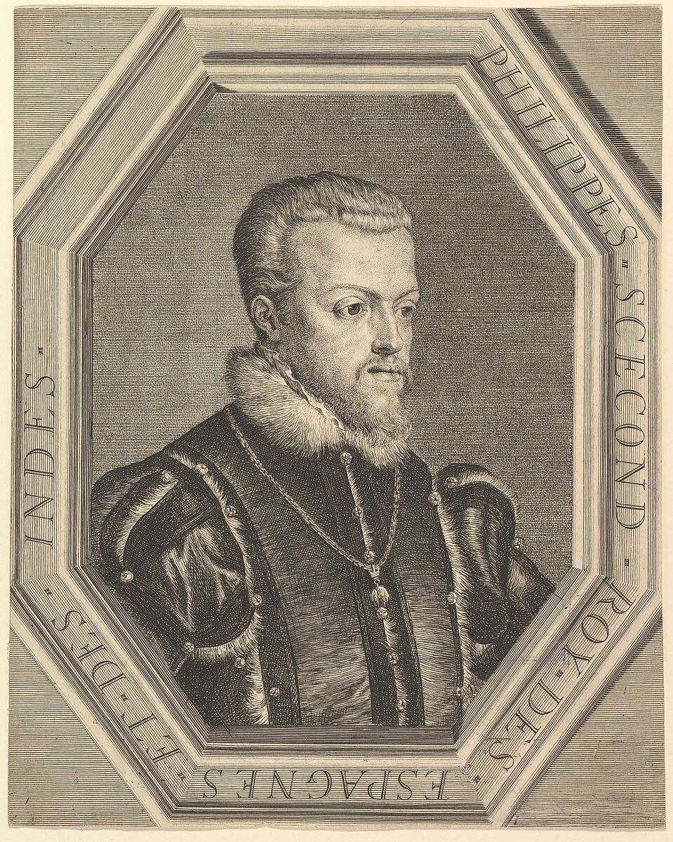 Philippe II, roi d'Espagne, Jean Morin (French, Paris ca. 1605–1650 Paris), Etching 
