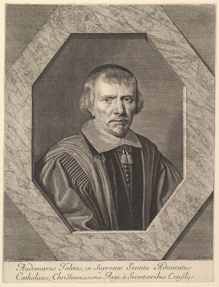 Omer II Talon, avocat au Parlement et conseiller du roi, Jean Morin (French, Paris ca. 1605–1650 Paris), Etching; after first state 