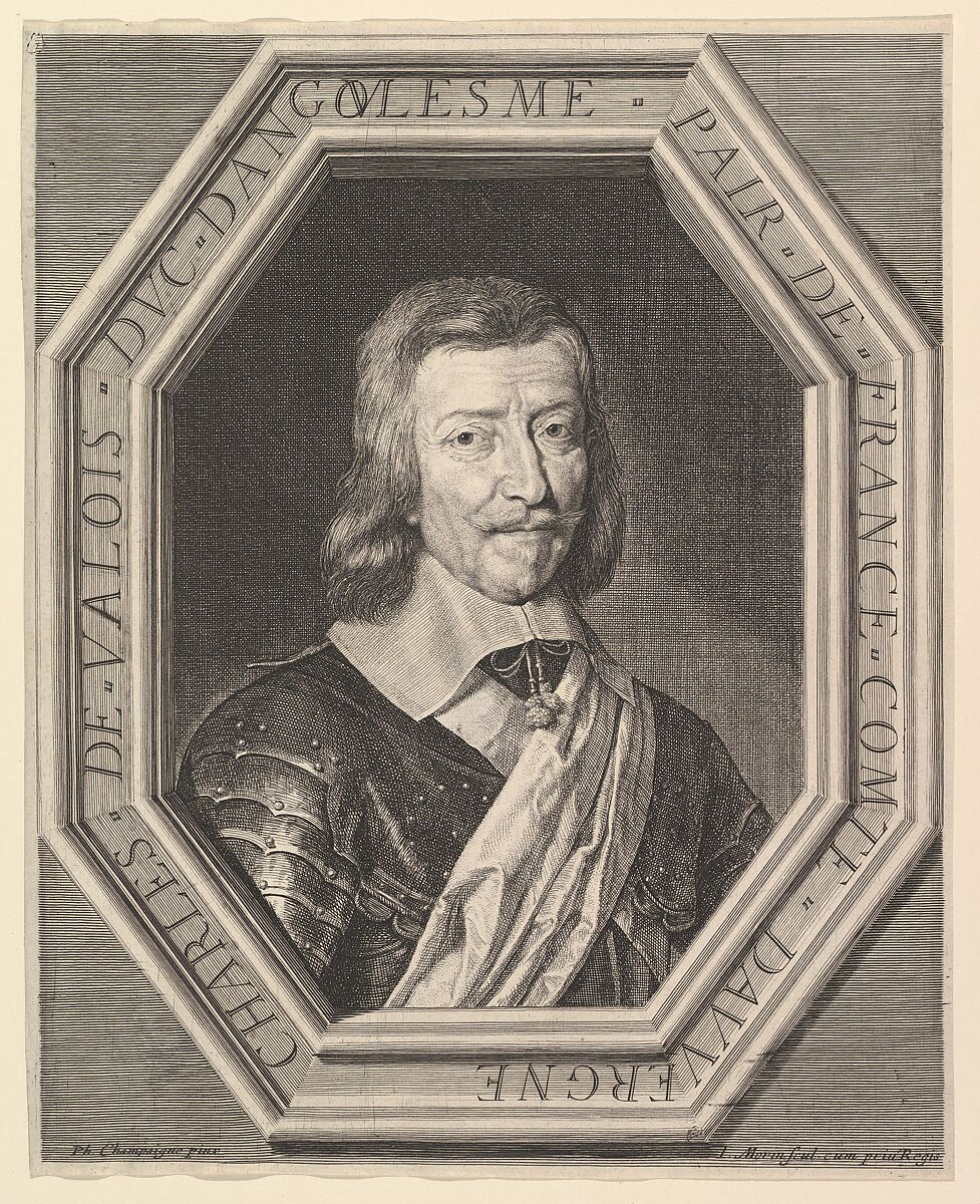 Charles de Valois, duc d'Angouleme, Jean Morin (French, Paris ca. 1605–1650 Paris), Etching 