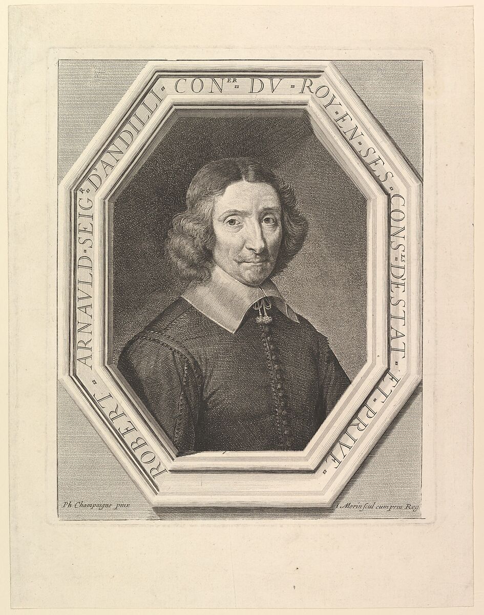 Robert Arnauld d'Andilly, conseiller du roi, Jean Morin (French, Paris ca. 1605–1650 Paris), Etching; second state 