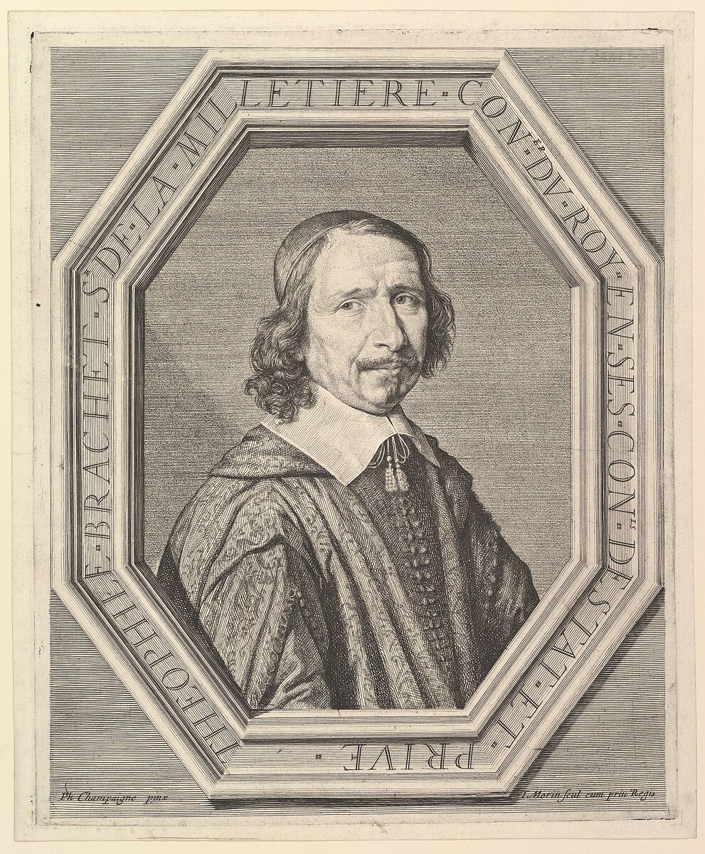 Theophile Brachet de la Milletiere, conseiller du roi, Jean Morin (French, Paris ca. 1605–1650 Paris), Etching; third state 