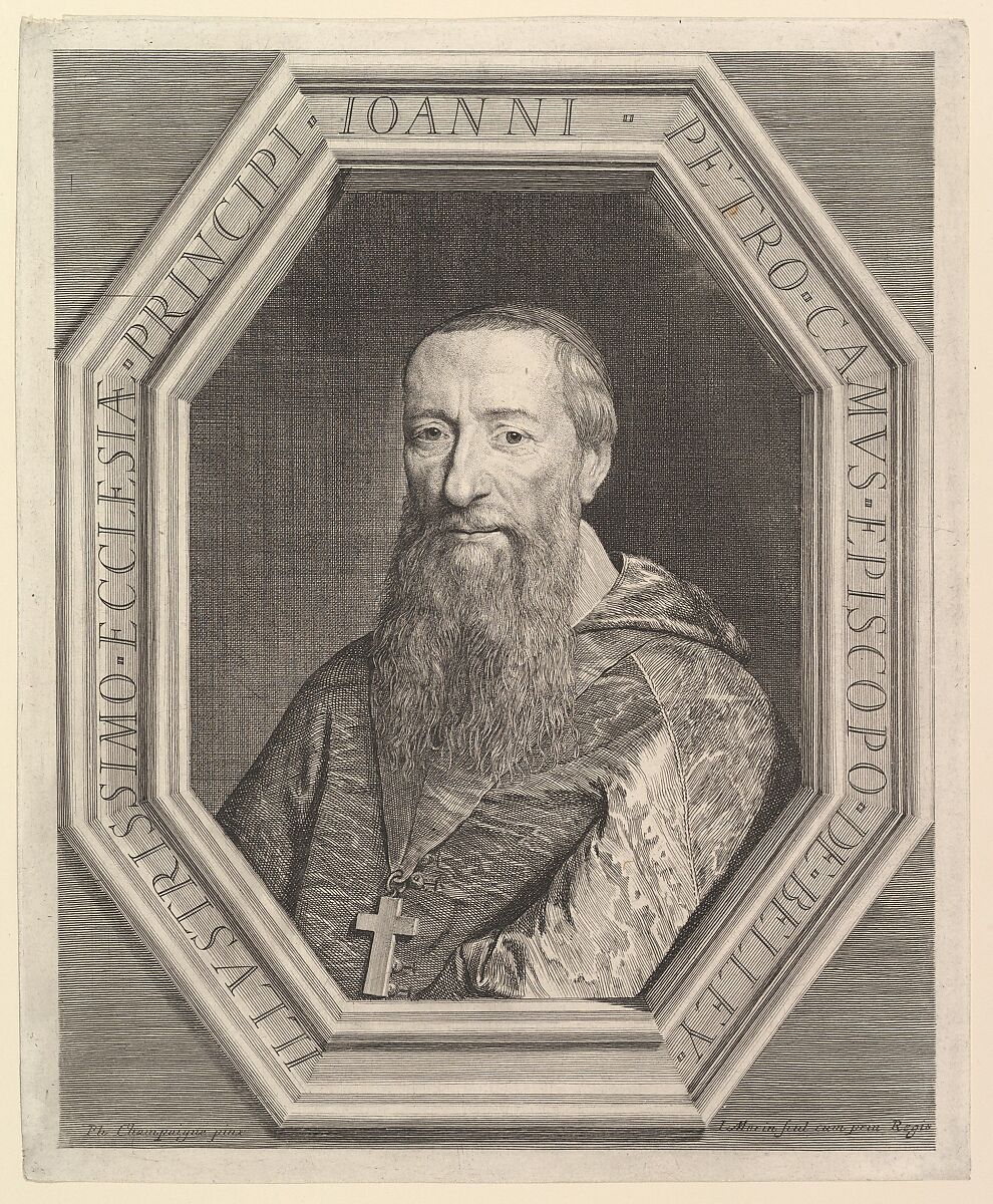 Jean-Pierre Camus, eveque de Belley, Jean Morin (French, Paris ca. 1605–1650 Paris), Etching 