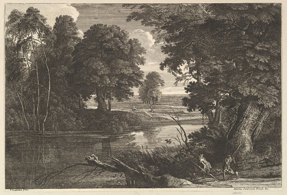 La Chasse aux Canards, Jean Morin (French, Paris ca. 1605–1650 Paris), Etching, second state 