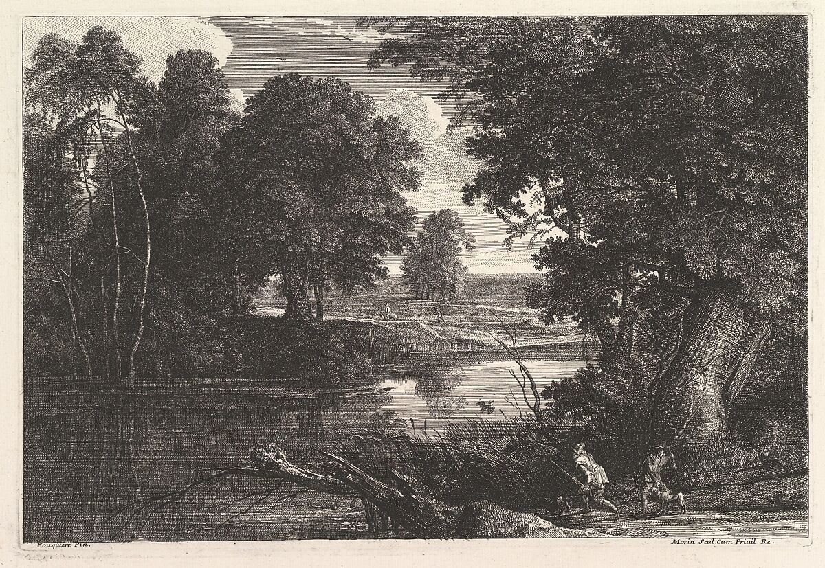 La Chasse aux canards, Jean Morin (French, Paris ca. 1605–1650 Paris), Etching 