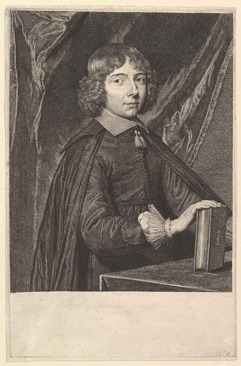 Amador Jean-Baptiste de Vignerod, abbe de Richelieu, Jean Morin (French, Paris ca. 1605–1650 Paris), Etching; first state 