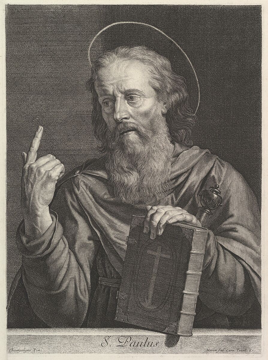 Saint Paul, Jean Morin (French, Paris ca. 1605–1650 Paris), Etching 