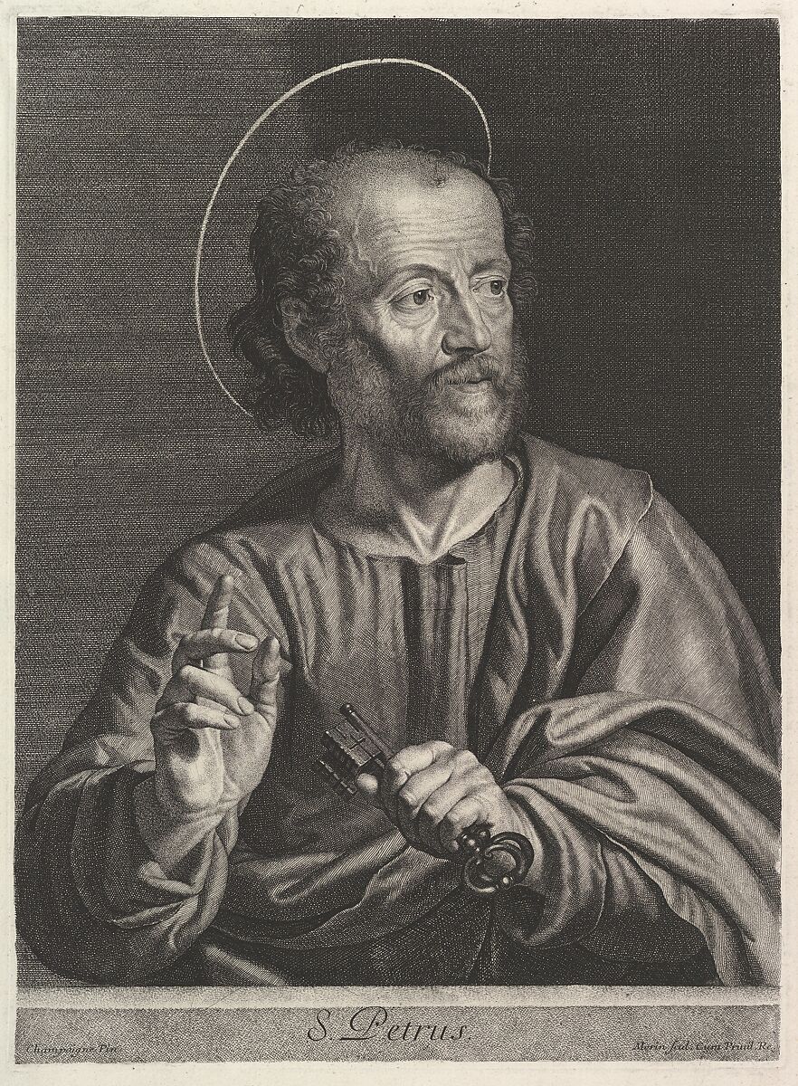 Saint Pierre, Jean Morin (French, Paris ca. 1605–1650 Paris), Etching 