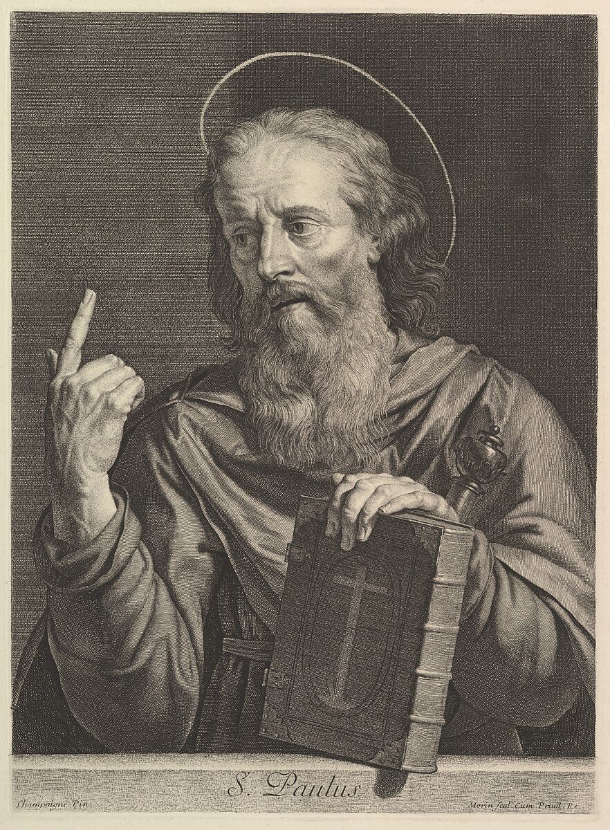 Saint Paul, Jean Morin (French, Paris ca. 1605–1650 Paris), Etching 