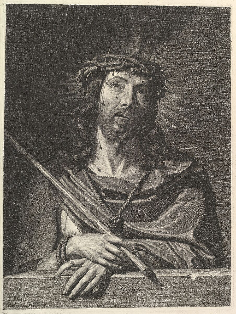 L'Ecce Homo, Jean Morin (French, Paris ca. 1605–1650 Paris), Etching 