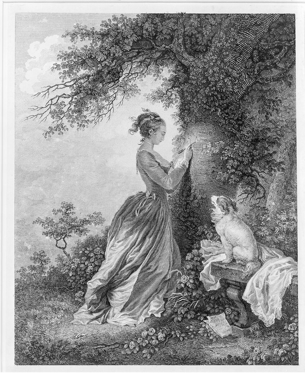 Le Chiffre d'Amour, Nicolas de Launay (French, Paris 1739–1792 Paris), Etching and engraving; first state of three (Portalis)