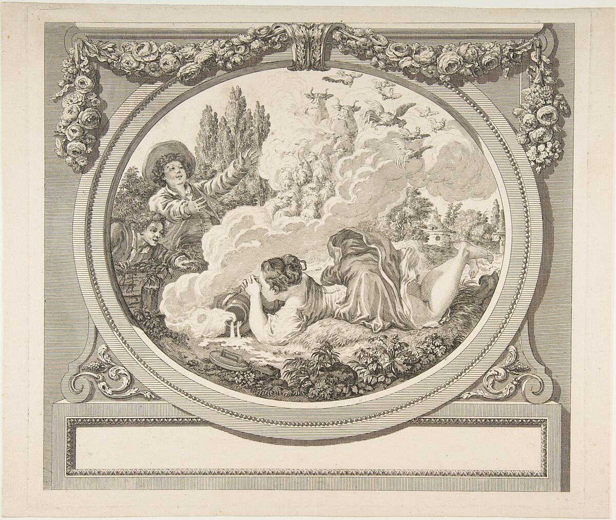 Le Pot au Lait, After Jean Honoré Fragonard (French, Grasse 1732–1806 Paris), Etching 