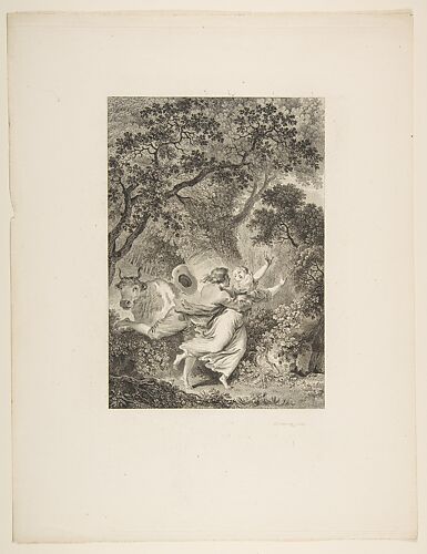 La Clochette, from Contes et nouvelles en vers par Jean de La Fontaine.  A Paris, de l'imprimerie de  P. Didot, l'an III de la République, 1795