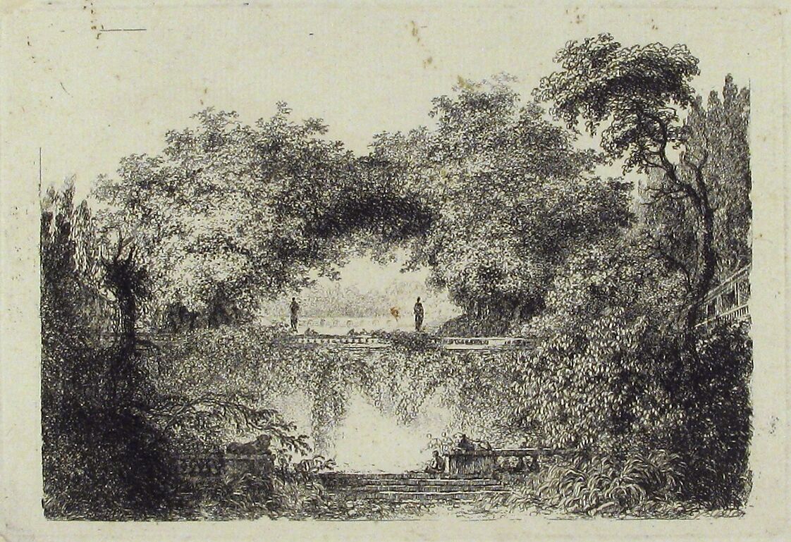 Le Petit Parc, Jean Claude Richard, Abbé de Saint-Non (French, Paris 1727–1791 Paris), Etching 
