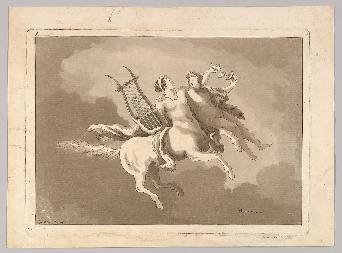 Fragments choisis dans les Peintures et les Tableaux les plus interessants des Palais et des Eglises d'Italie, Jean Claude Richard, Abbé de Saint-Non (French, Paris 1727–1791 Paris), Etchings