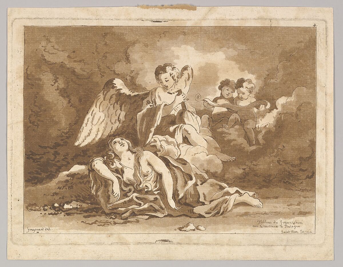 Fragments choisis dans les Peintures et les Tableaux les plus interessants des Palais et des Eglises d'Italie, Jean Claude Richard, Abbé de Saint-Non (French, Paris 1727–1791 Paris), Etching 