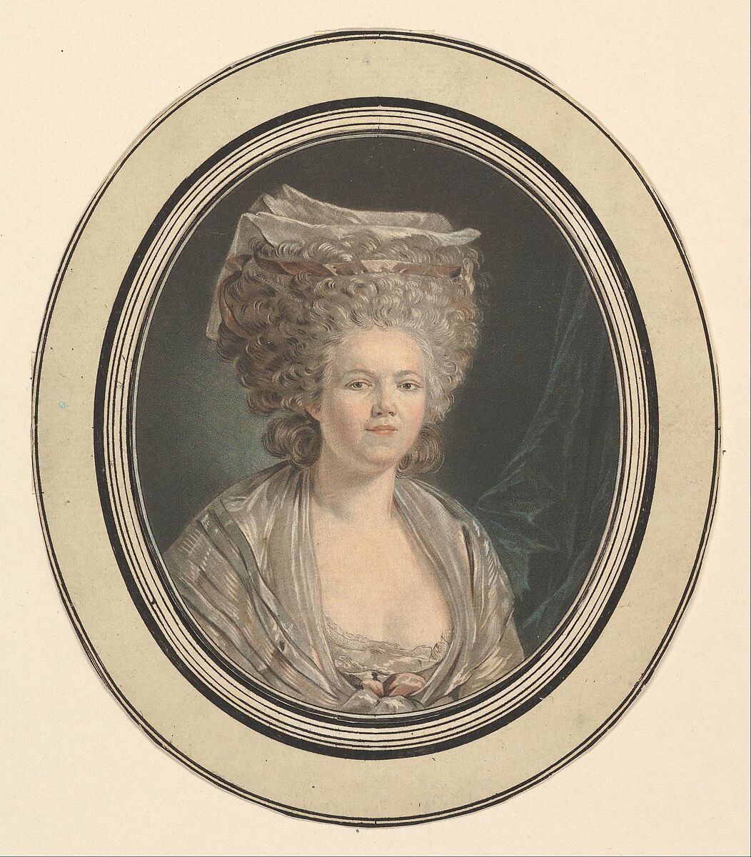 Mademoiselle Rose Bertin, Dressmaker to Marie-Antoinette, Jean François Janinet (French, Paris 1752–1814 Paris), Etching 