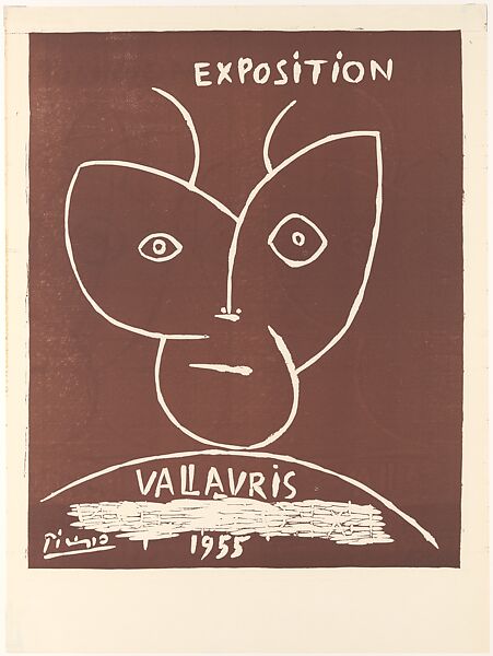 Vallauris Exhibition 1955, Pablo Picasso (Spanish, Malaga 1881–1973 Mougins, France), Linoleum cut 