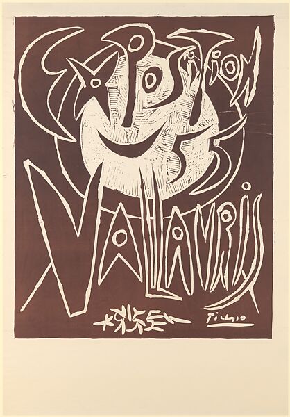 Vallauris Exhibition 1955, Pablo Picasso (Spanish, Malaga 1881–1973 Mougins, France), Linoleum cut 