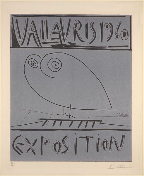 Vallauris Exhibition 1960, Pablo Picasso  Spanish, Linoleum cut