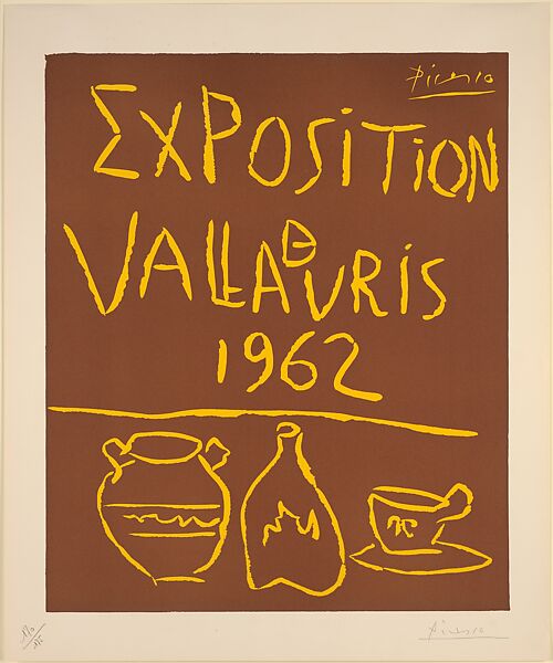 Vallauris Exhibition 1962, Pablo Picasso  Spanish, Linoleum cut