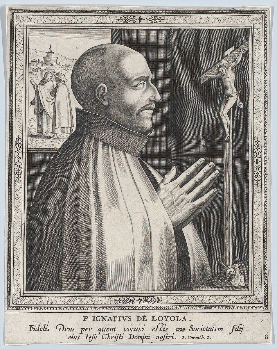 St. Ignatius of Loyola, from the series Male Founders of Religious Orders, Designed by Philips Galle (Netherlandish, Haarlem 1537–1612 Antwerp), Engraving; second state 