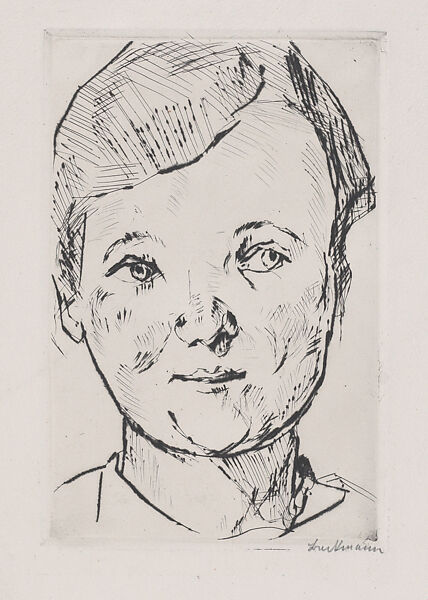 Klara, Max Beckmann (German, Leipzig 1884–1950 New York), Drypoint