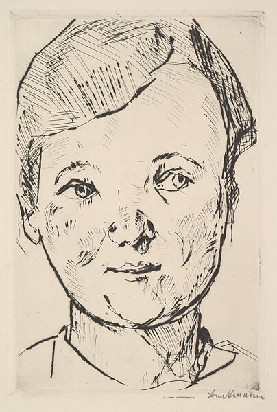 Klara, Max Beckmann (German, Leipzig 1884–1950 New York), Drypoint 