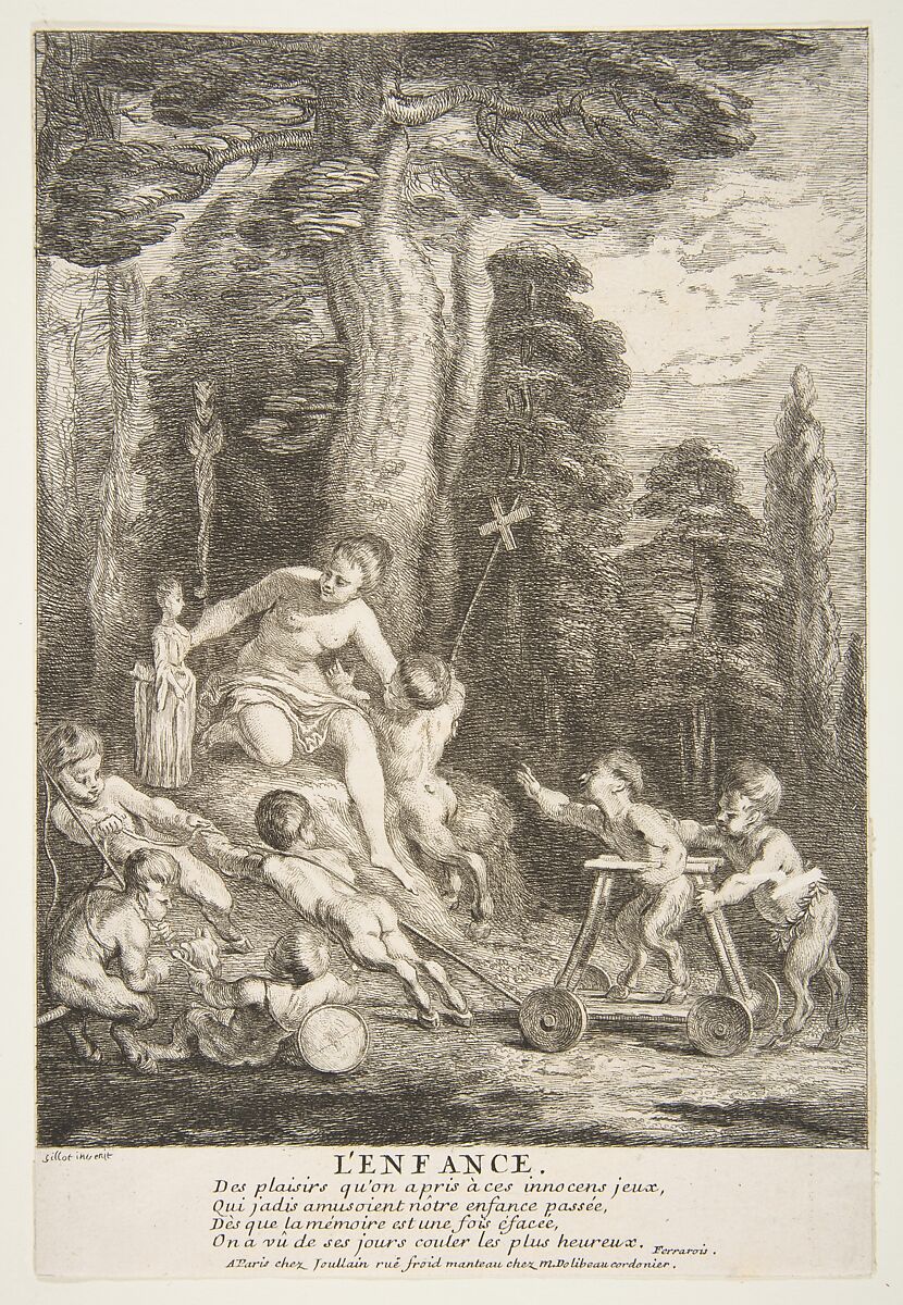 Adolescence, Claude Gillot (French, Langres 1673–1722 Paris), Etching 