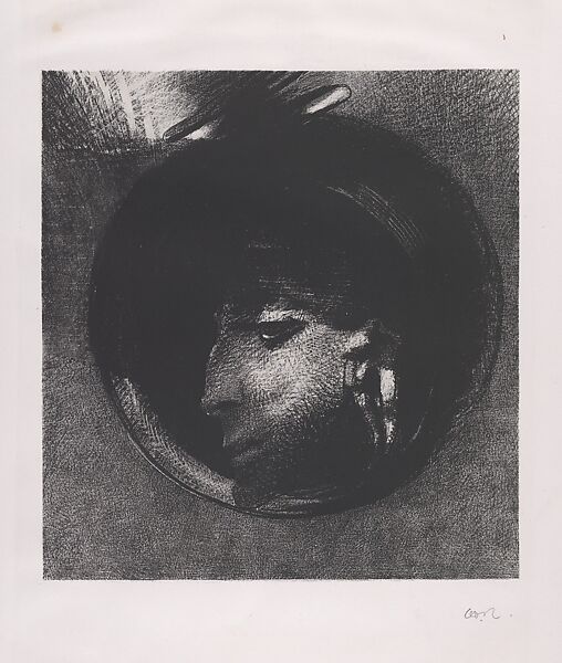 Auricular Cell (Cellule Auriculaire), from "L'Estampe Originale", Odilon Redon  French, Lithograph on chine collé