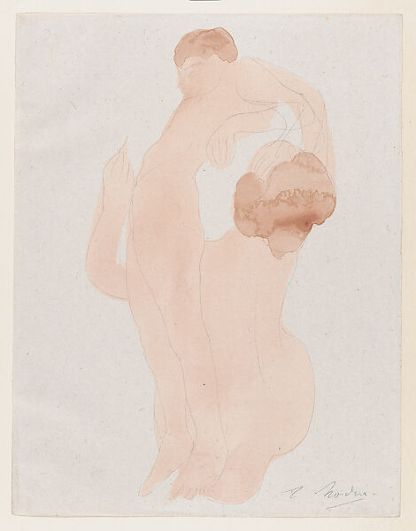 "Tu ne diras pas cela, ce soir...", Auguste Rodin (French, Paris 1840–1917 Meudon), Color lithograph 