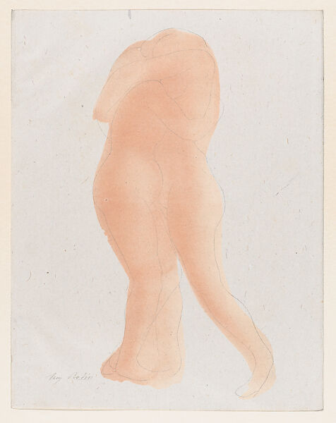 "Jamais plus nous ne connaitrons le gout si apre de ses baisers!...", Auguste Rodin (French, Paris 1840–1917 Meudon), Color lithograph 